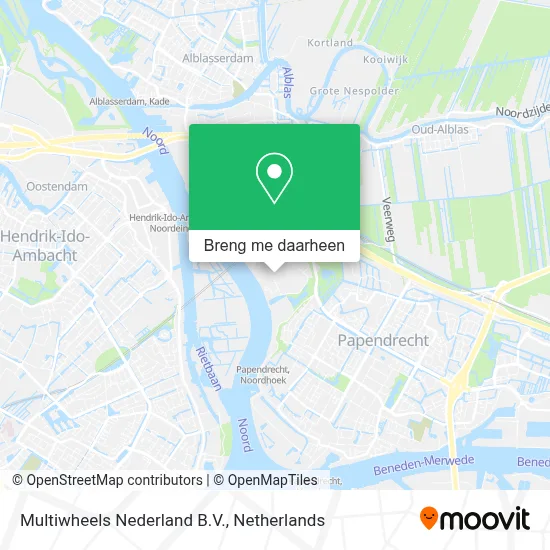 Multiwheels Nederland B.V. kaart