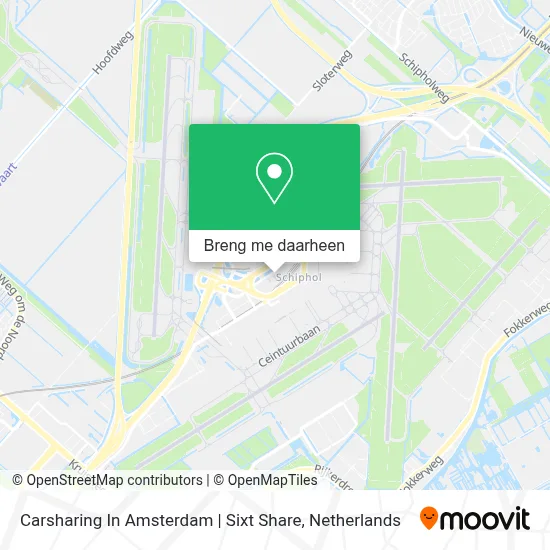 Carsharing In Amsterdam | Sixt Share kaart