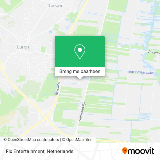 Fix Entertainment kaart