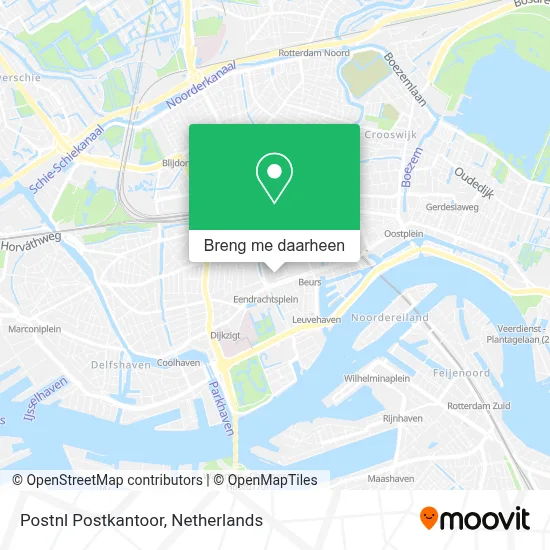 Postnl Postkantoor kaart