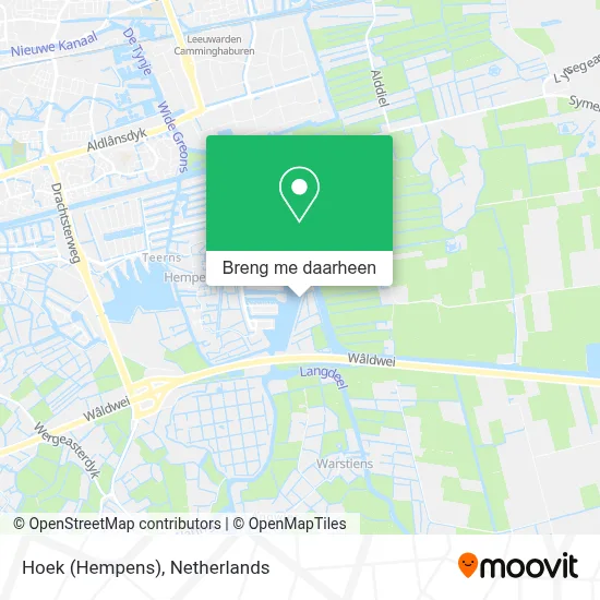 Hoek (Hempens) kaart