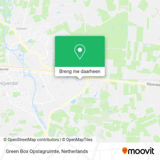 Green Box Opslagruimte kaart