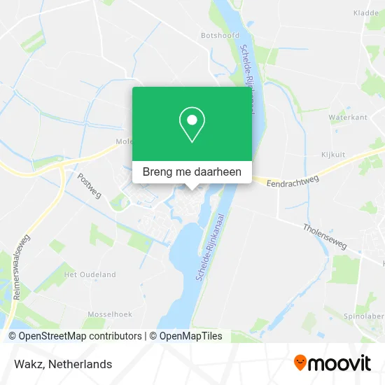 Wakz kaart