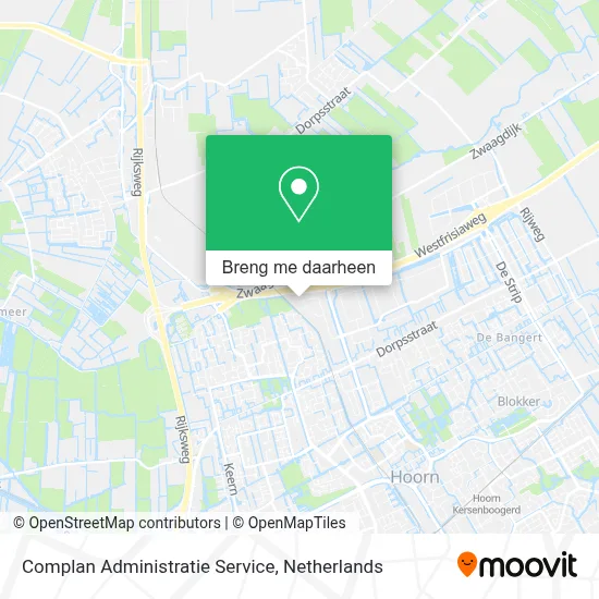 Complan Administratie Service kaart