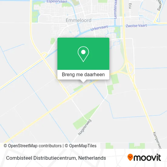 Combisteel Distributiecentrum kaart