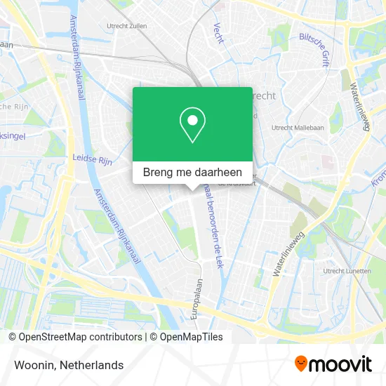 Woonin kaart