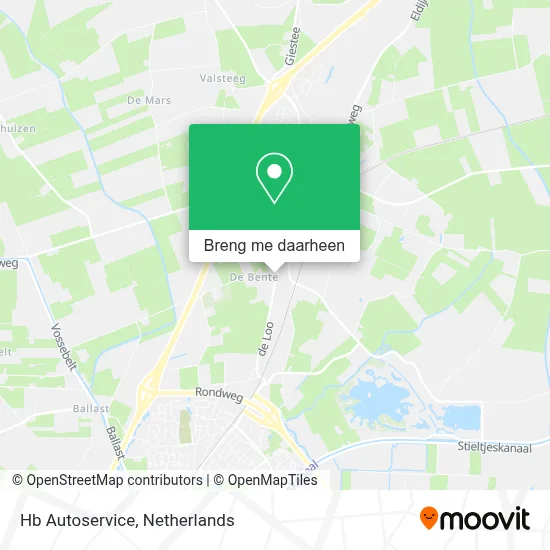 Hb Autoservice kaart