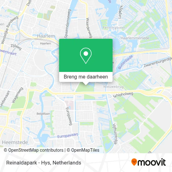 Reinaldapark - Hys kaart