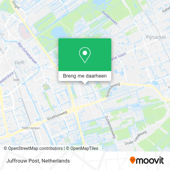 Juffrouw Post kaart