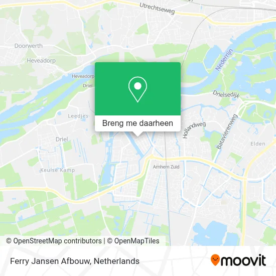 Ferry Jansen Afbouw kaart
