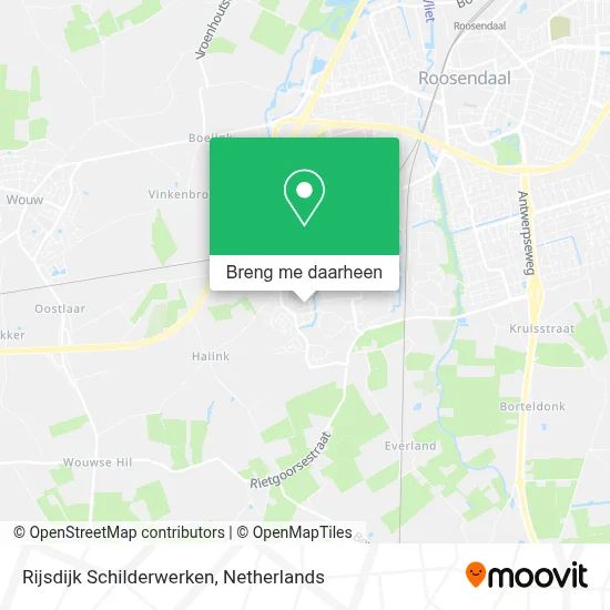 Rijsdijk Schilderwerken kaart