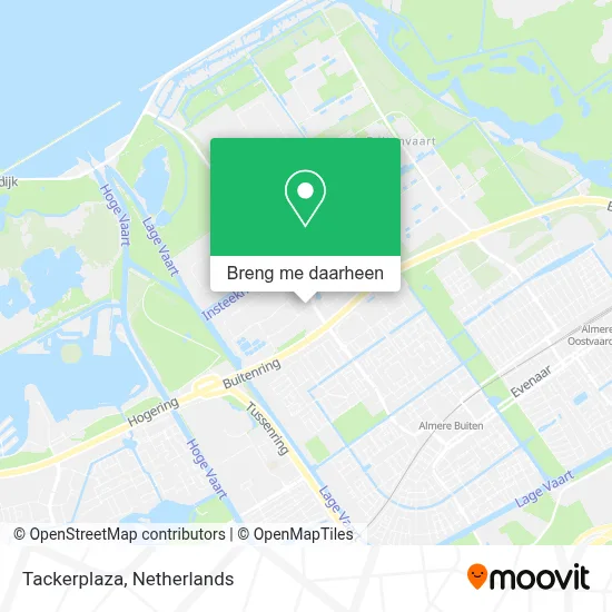 Tackerplaza kaart