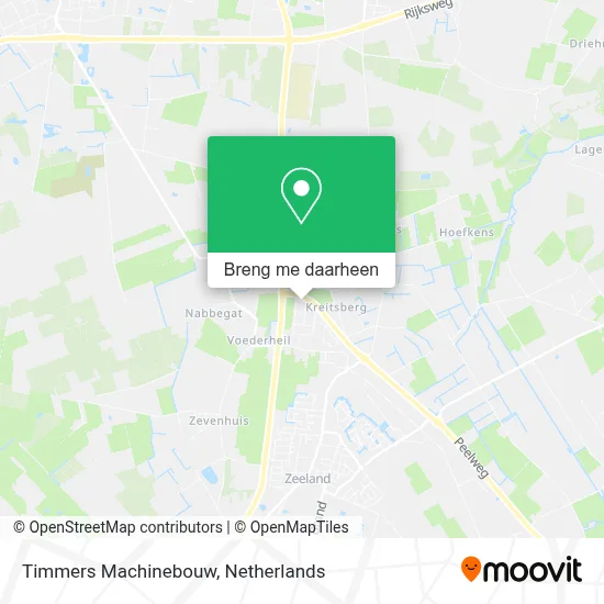 Timmers Machinebouw kaart