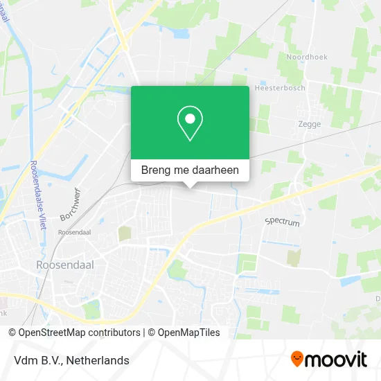 Vdm B.V. kaart
