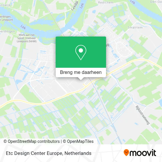 Etc Design Center Europe kaart