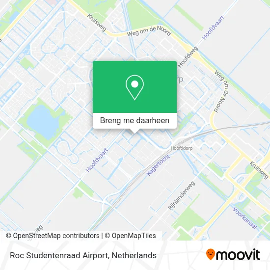 Roc Studentenraad Airport kaart