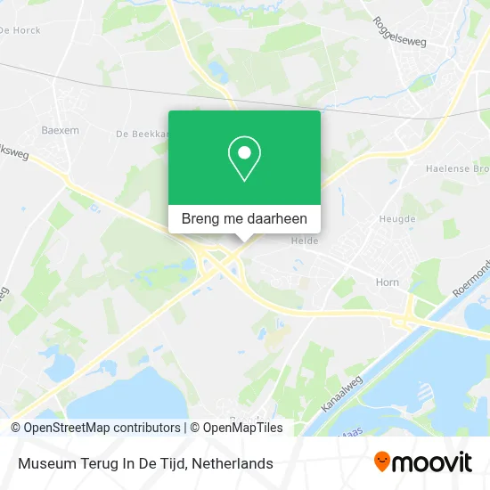 Museum Terug In De Tijd kaart