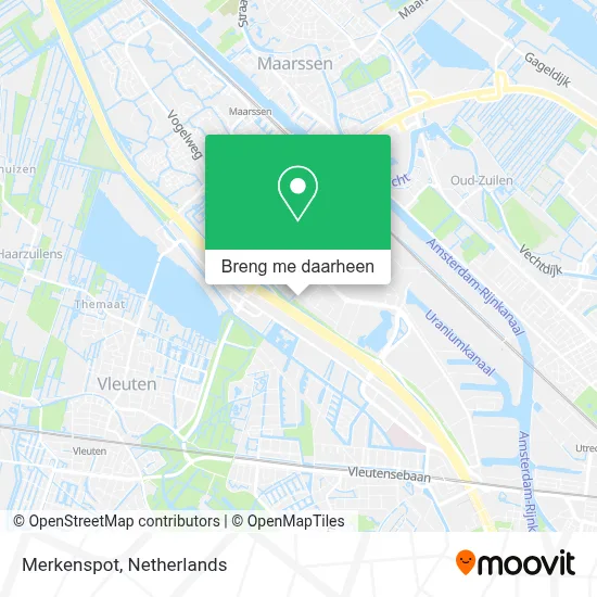 Merkenspot kaart