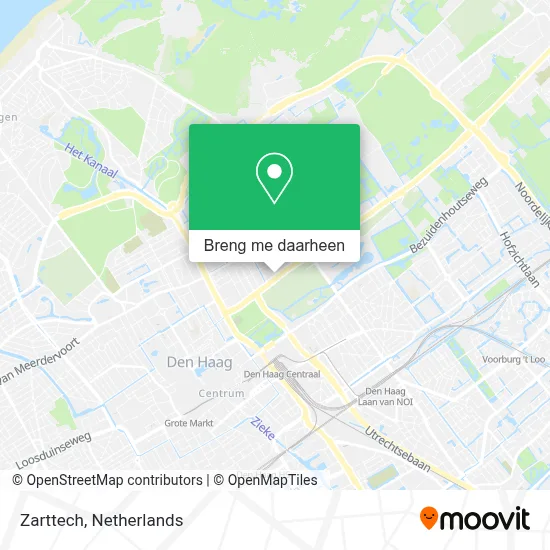 Zarttech kaart