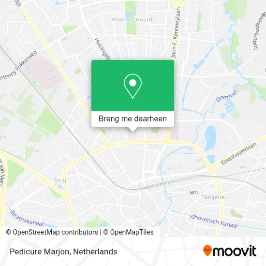 Pedicure  Marjon kaart