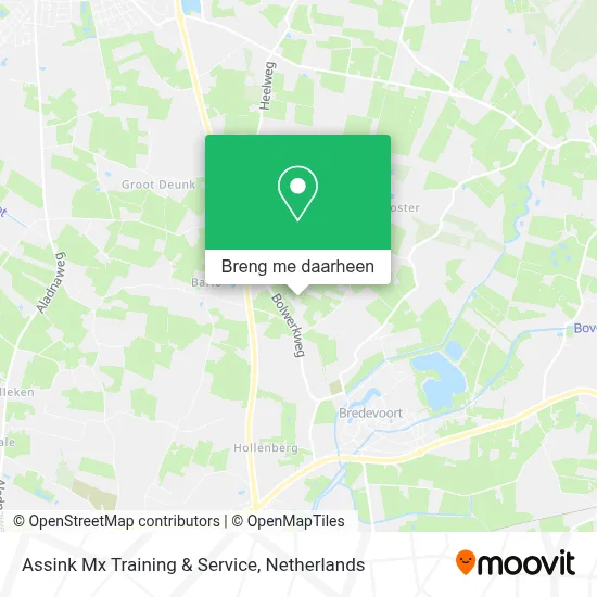 Assink Mx Training & Service kaart