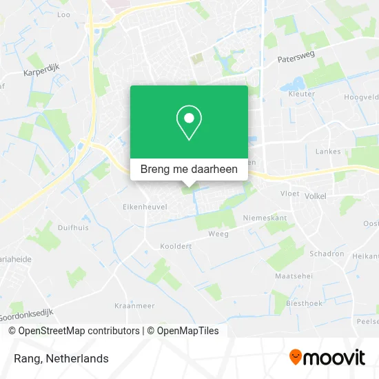 Rang kaart