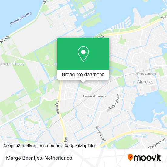 Margo Beentjes kaart