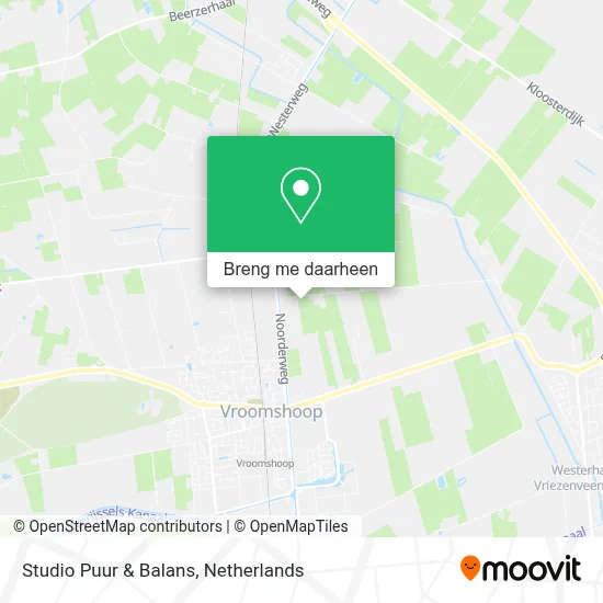 Studio Puur & Balans kaart
