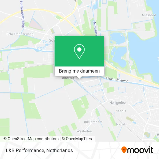 L&B Performance kaart