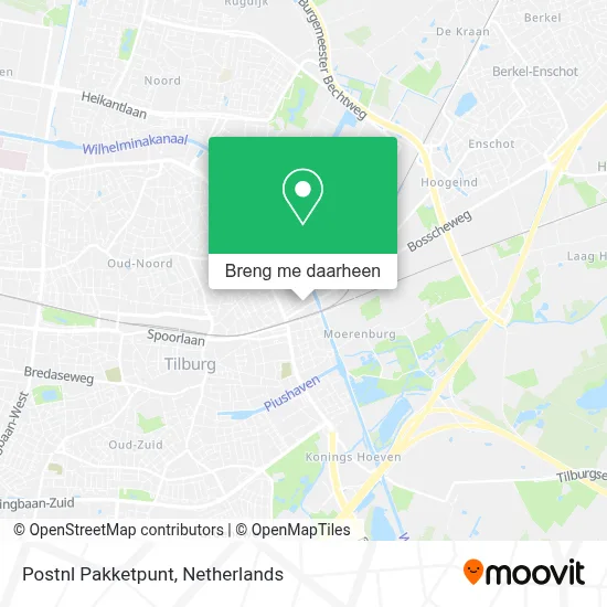 Postnl Pakketpunt kaart