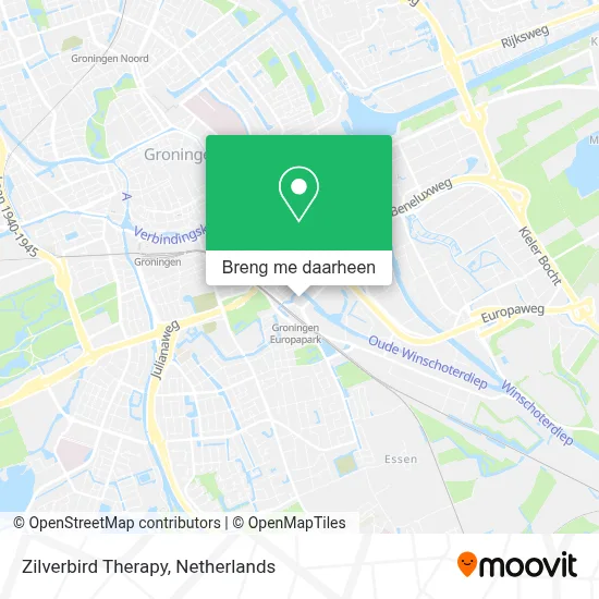 Zilverbird Therapy kaart
