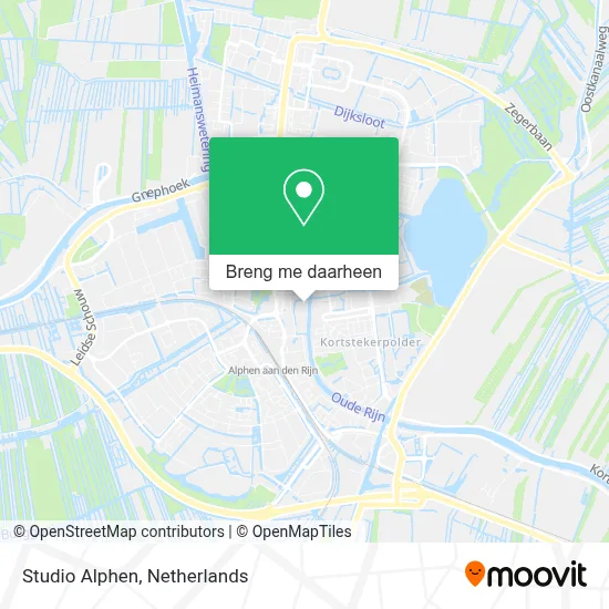 Studio Alphen kaart
