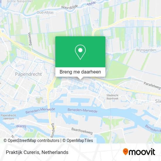 Praktijk Cureris kaart