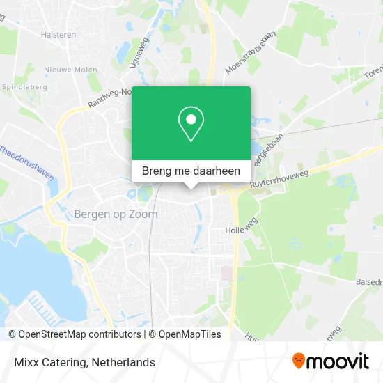 Mixx Catering kaart