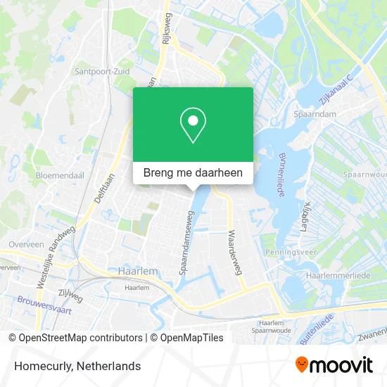 Homecurly kaart