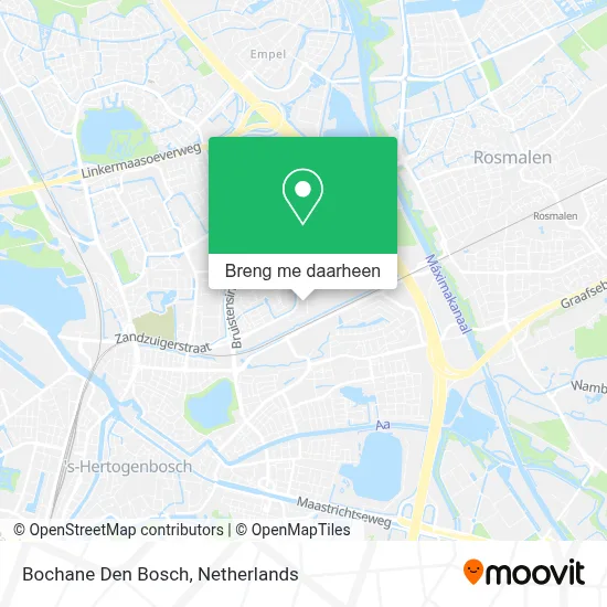 Bochane Den Bosch kaart