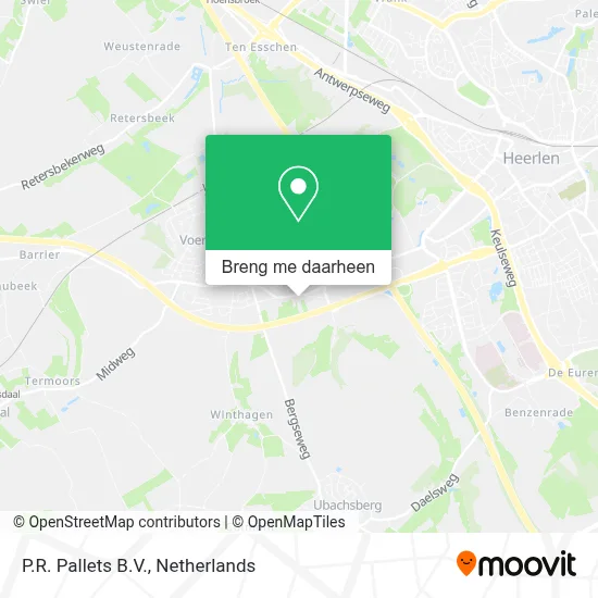 P.R. Pallets B.V. kaart