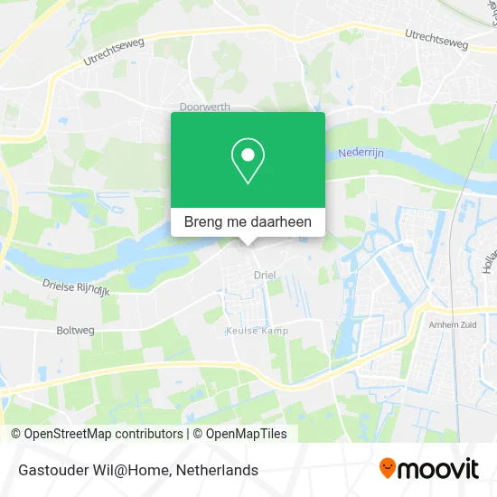 Gastouder Wil@Home kaart