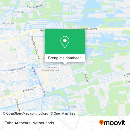 Taha Autocare kaart