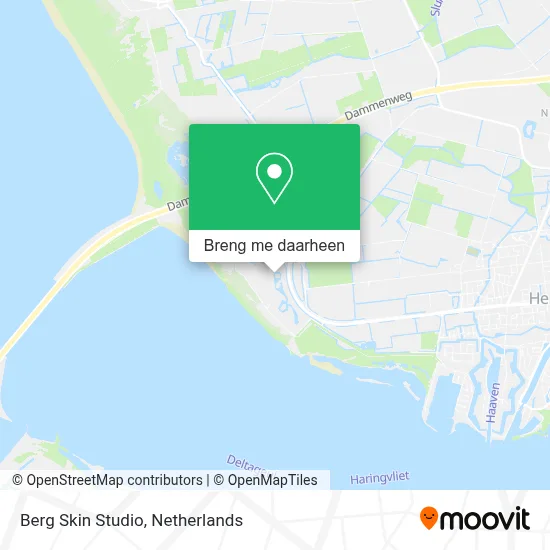 Berg Skin Studio kaart