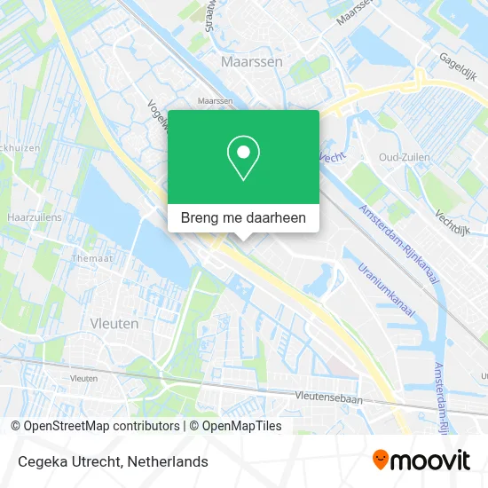 Cegeka Utrecht kaart