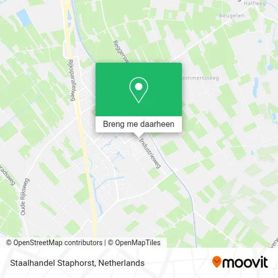 Staalhandel Staphorst kaart