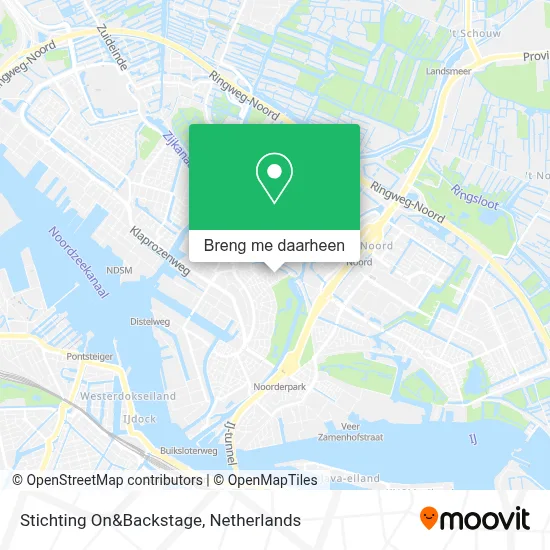 Stichting On&Backstage kaart