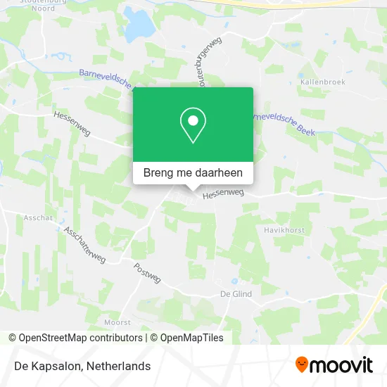 De Kapsalon kaart