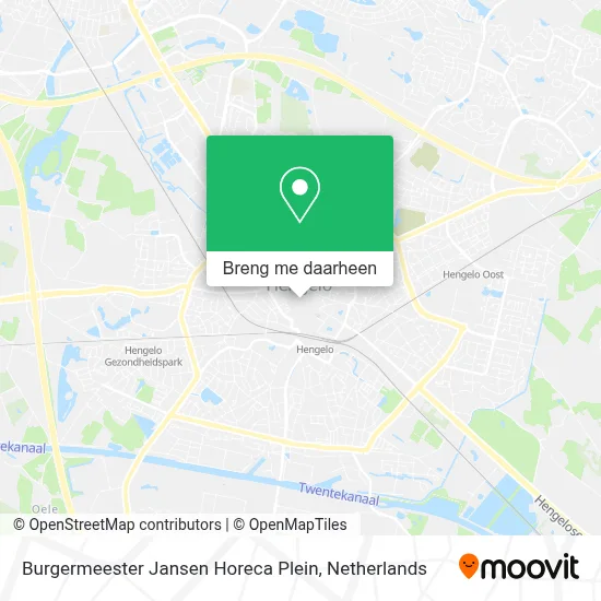 Burgermeester Jansen Horeca Plein kaart