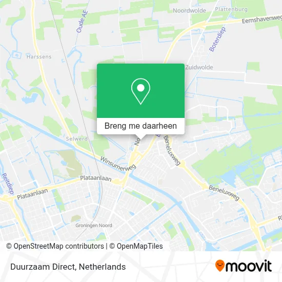 Duurzaam Direct kaart