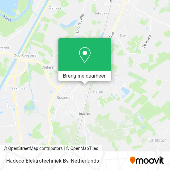 Hadeco Elektrotechniek Bv kaart