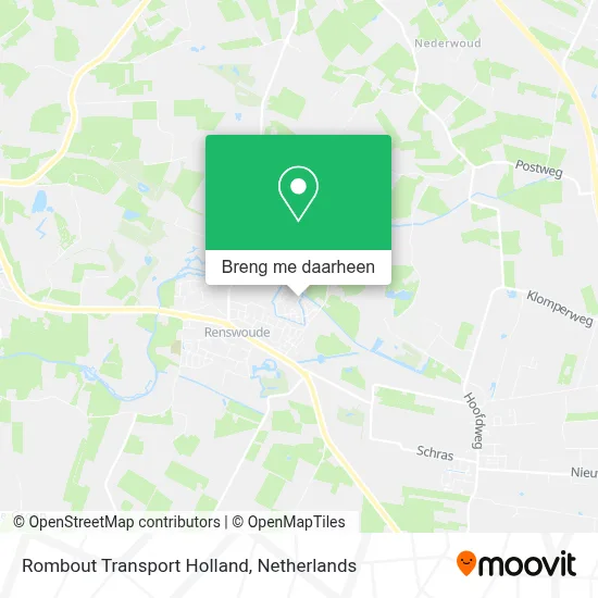 Rombout Transport Holland kaart