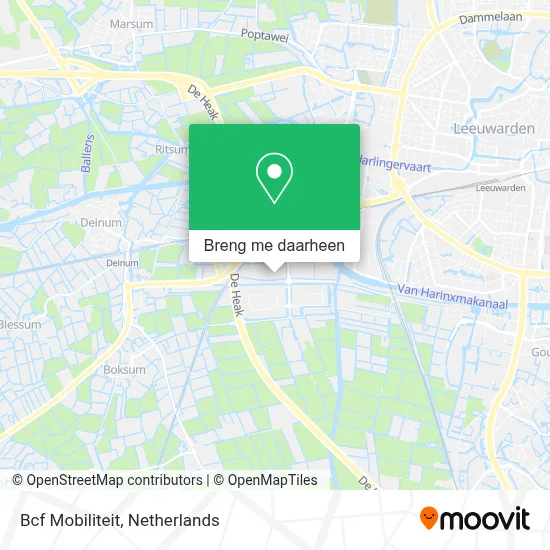 Bcf Mobiliteit kaart