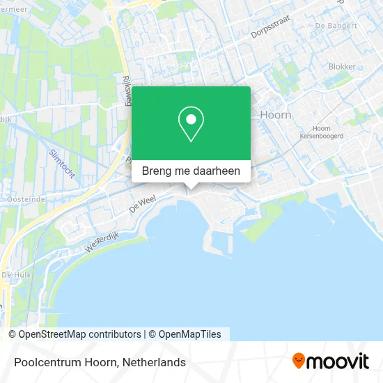 Poolcentrum Hoorn kaart